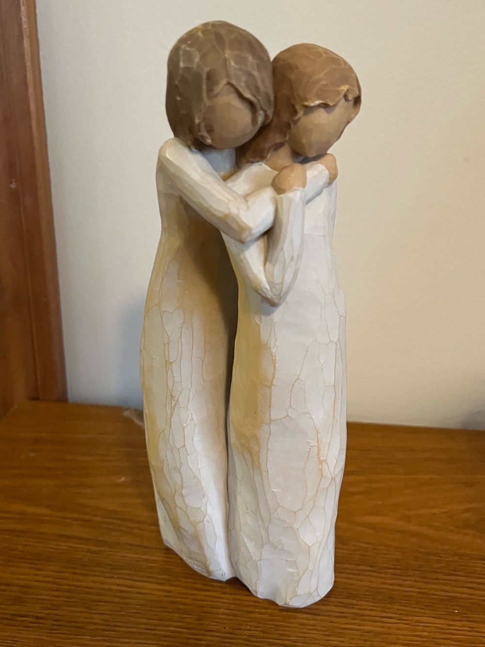 Willow Tree Cream and Tan Embrace Figurine